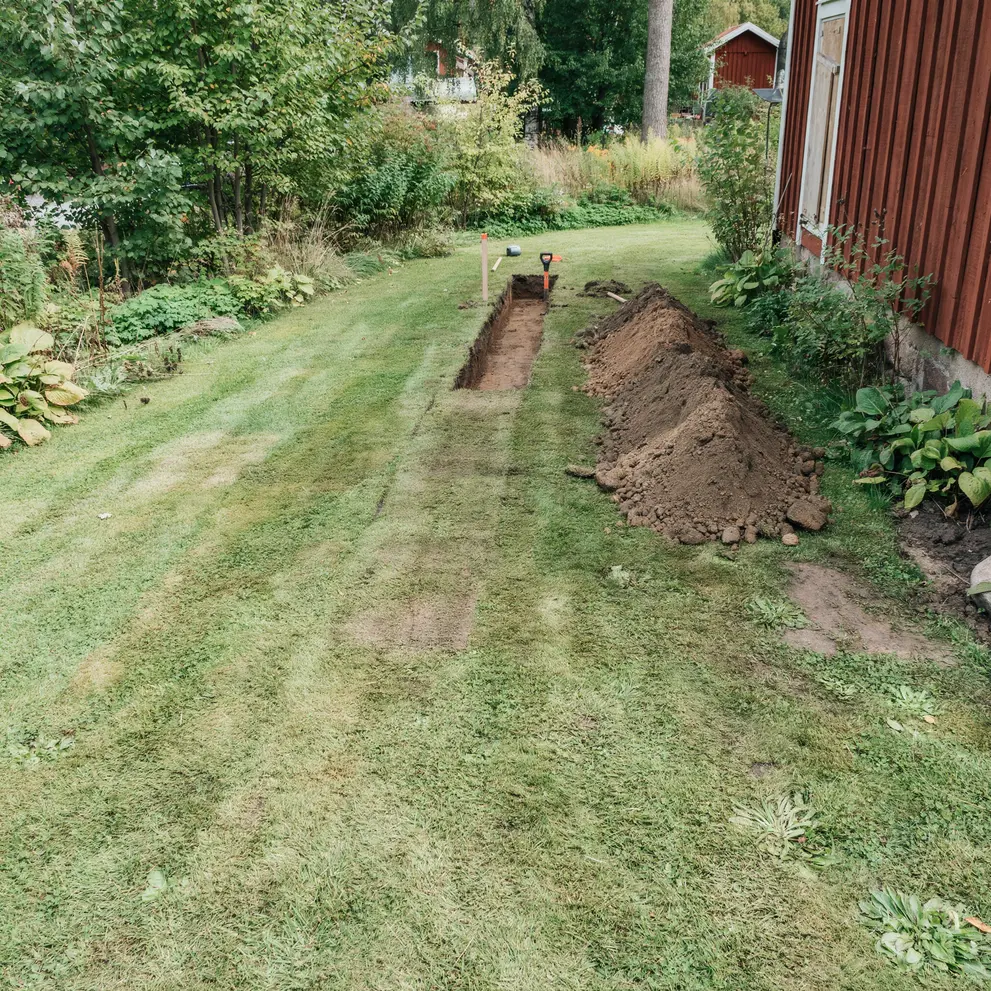 markarbete amp schaktning i lerum floda vastra gotaland
